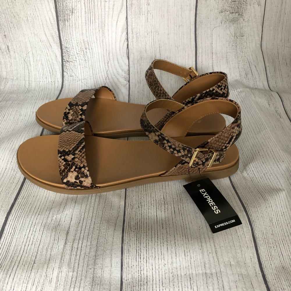 Express Snakeskin Sandal - Picture 2 of 5